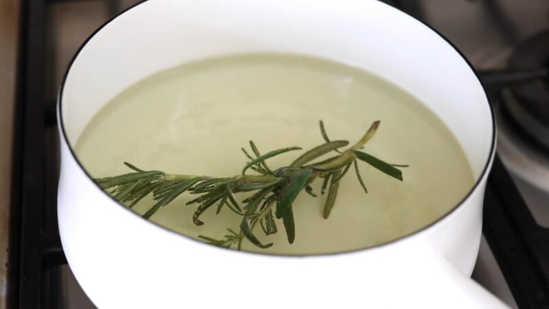 Rosemary Tea in a Cup